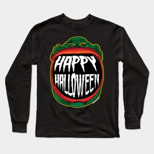 Creature from the Black Lagoon Happy Halloween Grin Long Sleeve T-Shirt
